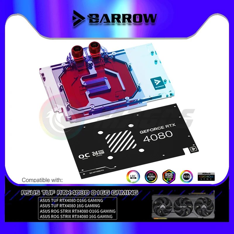 Barrow BS-AST4080-PA,4080 GPU  - đánh giá và giá Rtx 4090 Water Block