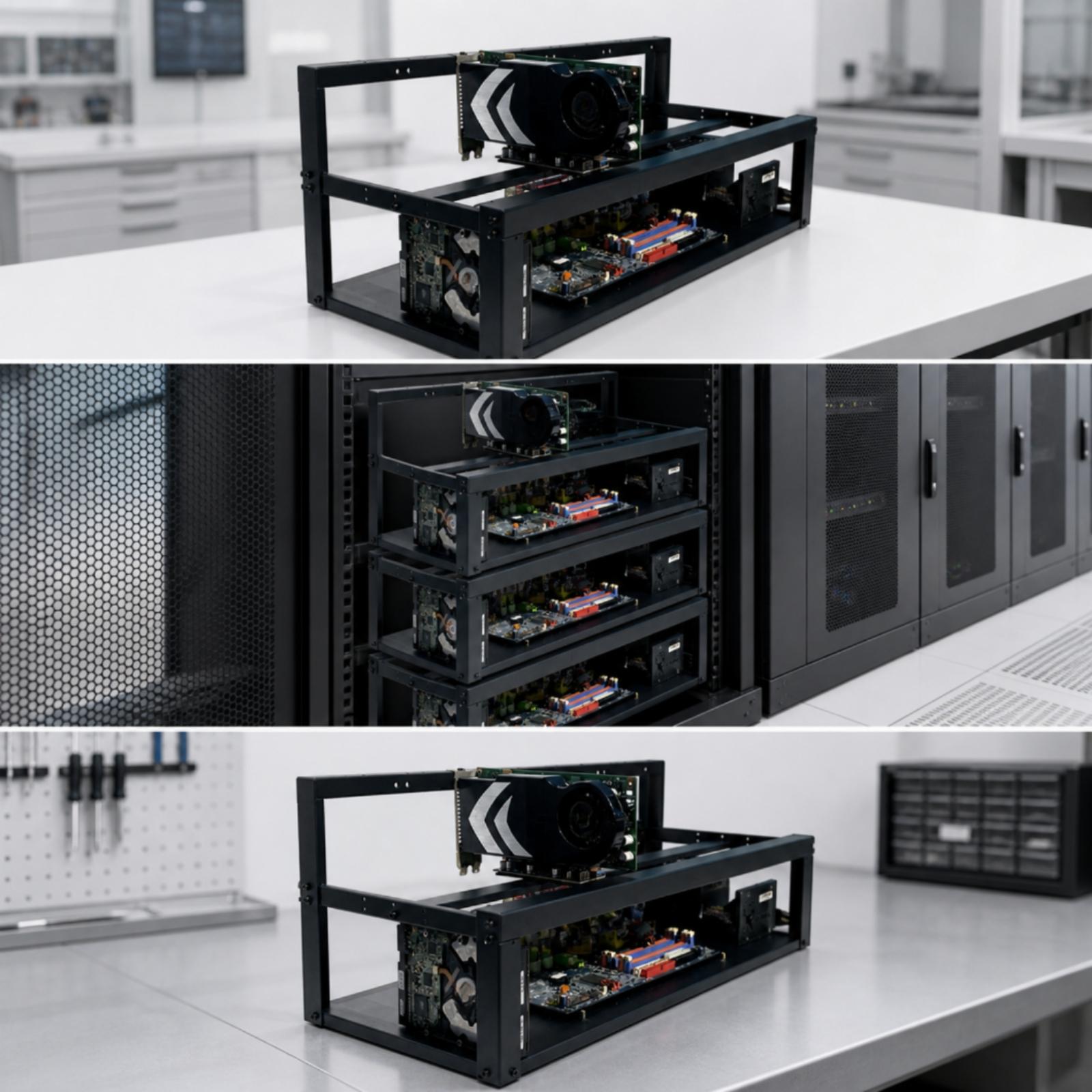 Open Frame GPU Mining Rig Stan - đánh giá và giá Gpu Mining Rig Frame 8 Gpu
